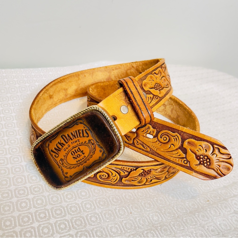 Genuine Leather Genuine Full Grain With Western Engraving Nwot